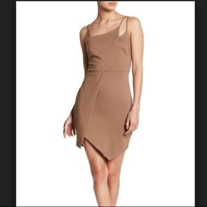 NWT, Lush Ponti asymmetrical dress